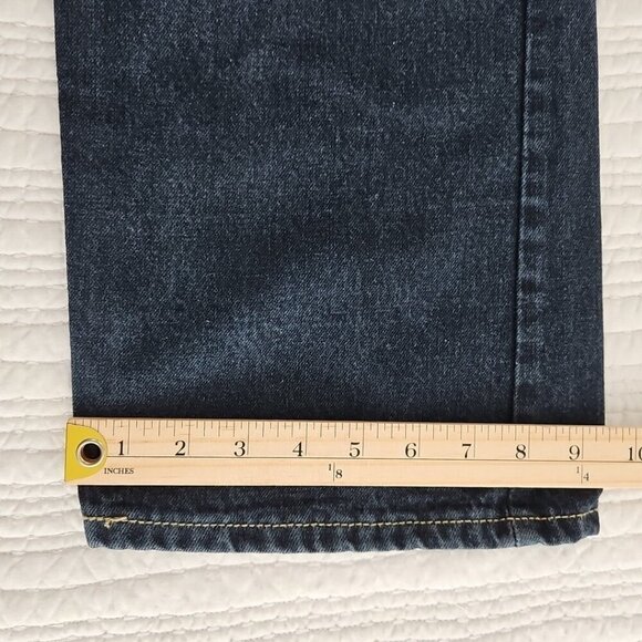 Moda Relaxed Fit Jeans Men's 38x32 Straight Leg Medium Rise Dark Wash Stretch` - Picture 10 of 16